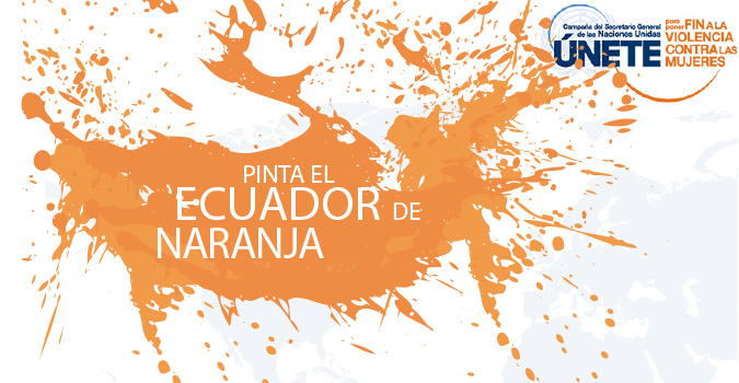 Pinta el Ecuador de Naranja
