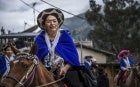 Desde sus primeros años en la parroquia San Lucas, en Loja, Andrade se involucró en los procesos organizativos, donde cultivó un profundo compromiso con la justicia social que la llevó a enfrentar y superar desafíos de discriminación y pobreza. Foto: Cortesía María Vicenta Andrade